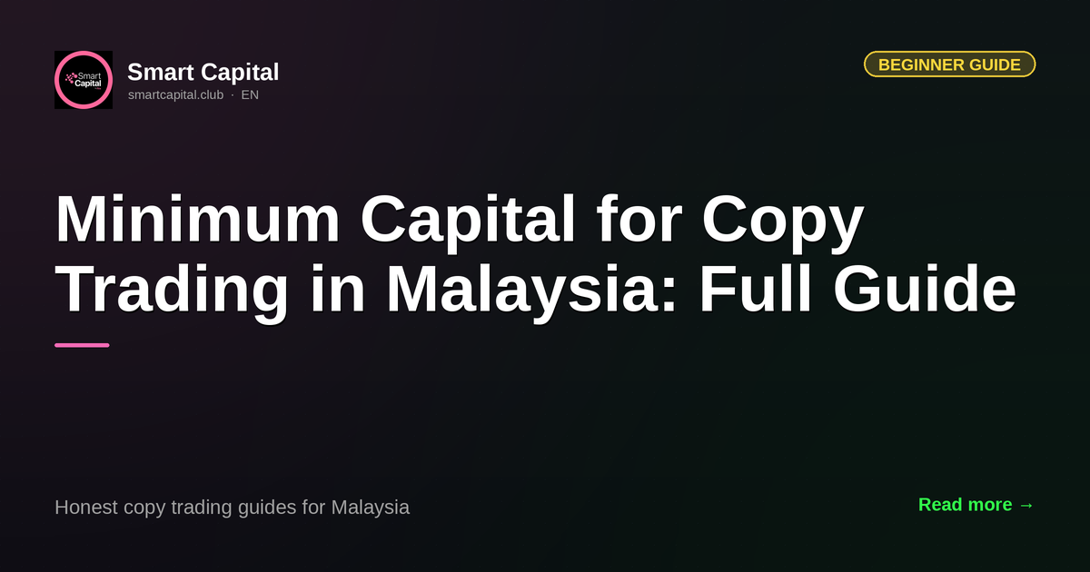 Minimum Capital for Copy Trading in Malaysia: Full Guide