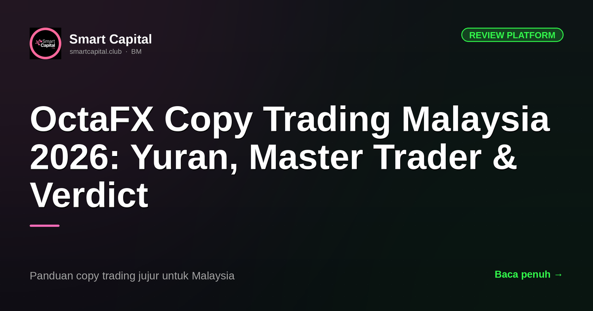OctaFX Copy Trading Malaysia 2026: Yuran, Master Trader & Verdict