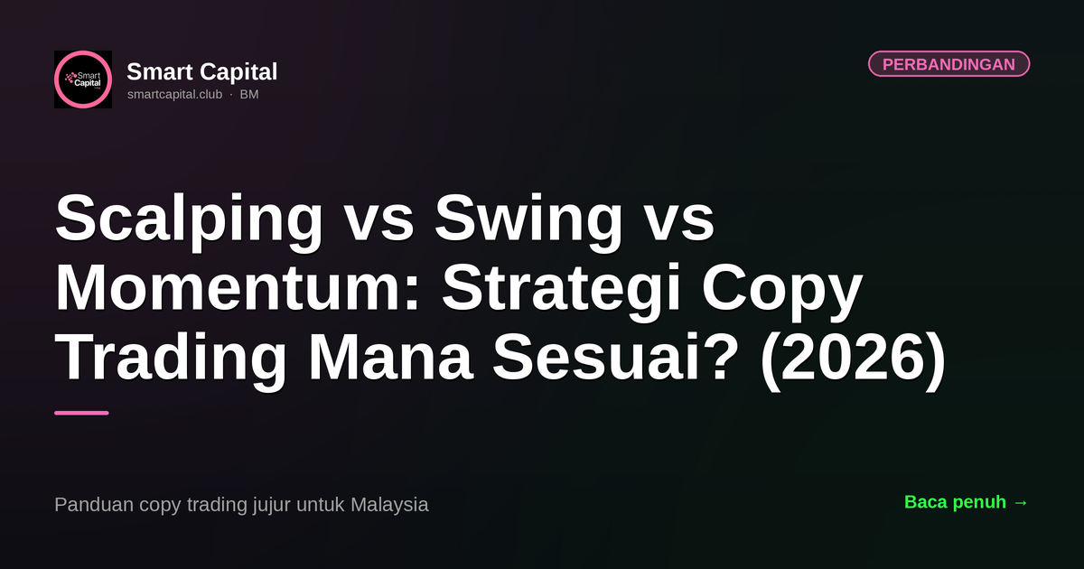 Scalping vs Swing vs Momentum: Strategi Copy Trading Mana Sesuai? (2026)