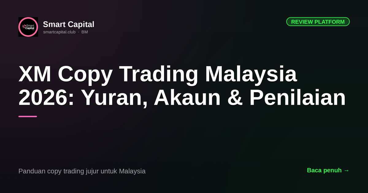 XM Copy Trading Malaysia 2026: Yuran, Akaun & Penilaian